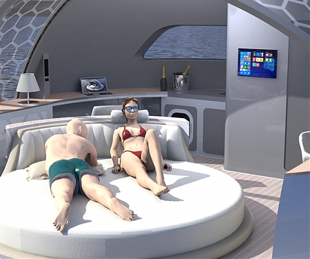 (Video) Pearl Suites - Mobile Floating Suite Concept