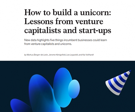 (PDF) Mckinsey : How to Build a Unicorn : Lessons from Venture Capitalists and Start-Ups