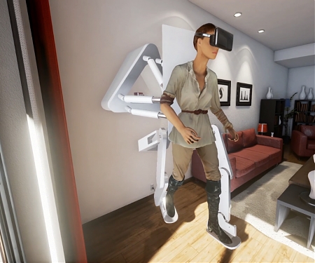 (Video) Holotron Presents a Lower-Body VR Exoskeleton with Full Force Feedback