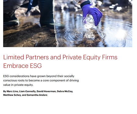 (PDF) Bain - LP and PE Firms Embrace ESG