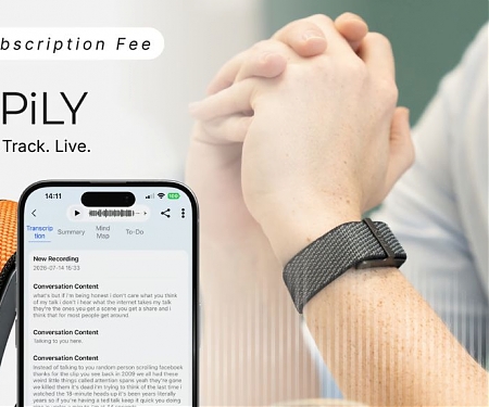 World's First AI Voice-Note Smart Health Band - PiLY