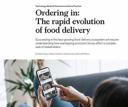 (PDF) Mckinsey - Ordering In : The Rapid Evolution of Food Delivery