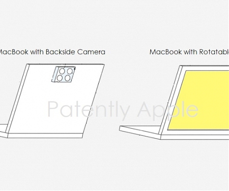 (Patent) Apple Wins a Patent for Next-Gen MacBooks That Include Backside Cameras and a Rotatable Display