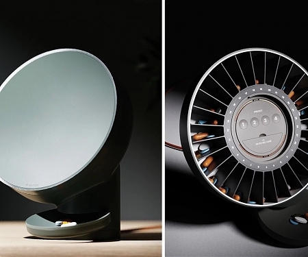 Award-Winning Bedside Clock has a Built-in Pill Dispenser - The +CLOCK