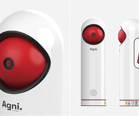 Fire Extinguisher Disguised as an Air Freshener for Ease of Use and Enhanced Safety