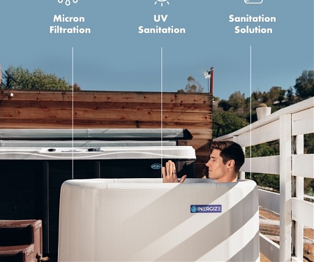 (VIdeo) Inergize Cold Plunge Tub : Ultra-Portable Plunge
