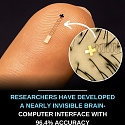 New High-Fidelity Brain-Computer Interface Is So Small It Can Fit Between Hair Follicles