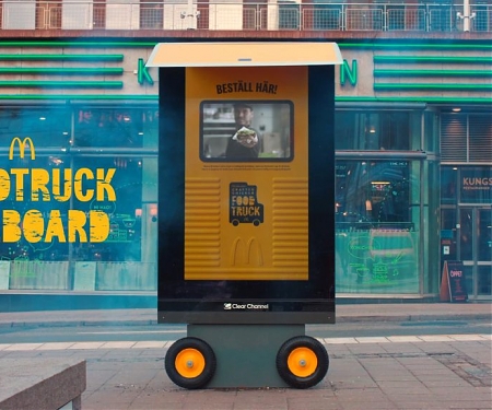 (Video) McDonald’s Converted Billboards Into Digital Food Trucks