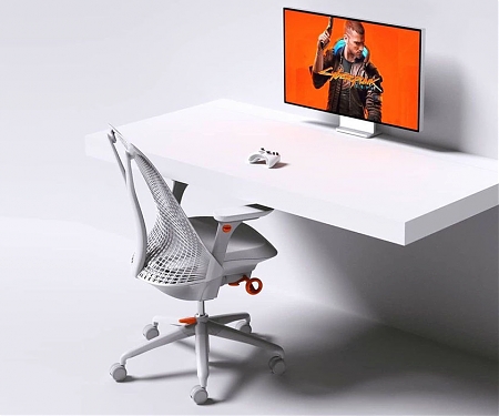 A Foldable, Space-saving Herman Miller-Inspired Office Chair