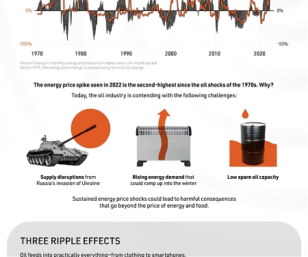 (Infographic) The Inflation Factor: How Rising Food and Energy Prices Impact the Economy