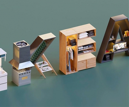 IKEA and More Iconic Brands Store Renders That Draw Inspiration from Their Products