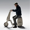 Wimo Scooter Concept for Elderly People with “Walking Mode” Feature