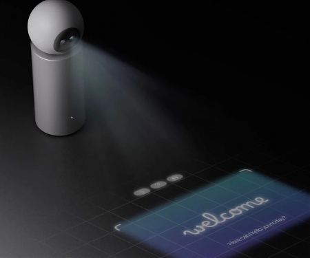 Portable AI Device Uses Camera, Projectors, Sensors to Make You More Productive