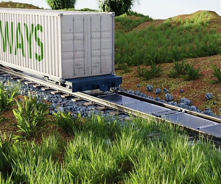 Swiss Startup Aims to Generate Solar Power On Top of Railway Tracks
