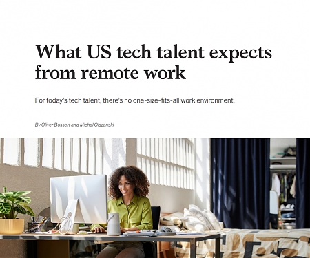 (PDF) Mckinsey - What US Tech Talent Expects from Remote Work