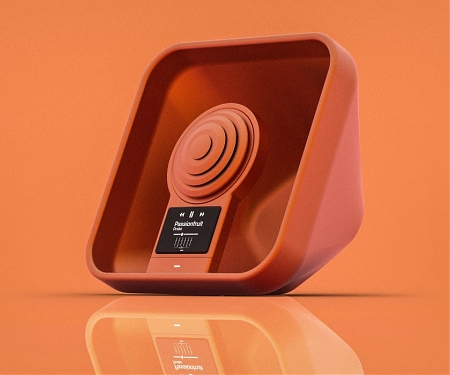 This Smart-Speaker Uses a Conical Chamber to Naturally Amplify Its Sound