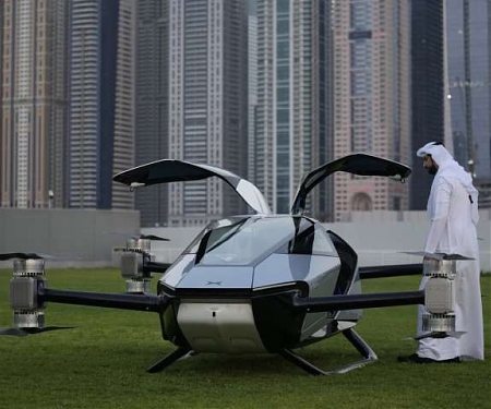 Chinese Firm XPeng Tests Electric Flying Taxi in Dubai