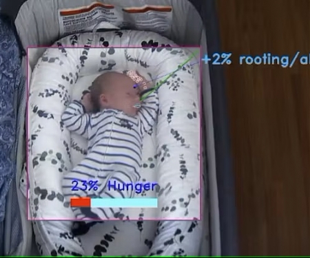 (Video) The Hungry Baby Alarm Sends an Alert Before They Begin to Cry