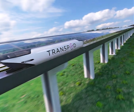 (Video) 1,200 km/h TransPod FluxJet : Canadian Hyperloop Reels in Half a Billion