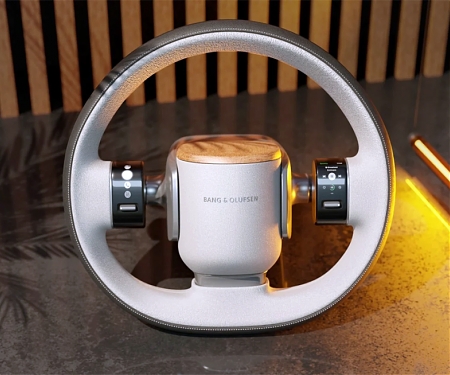 The Bang & Olufsen Steering Wheel Speaker