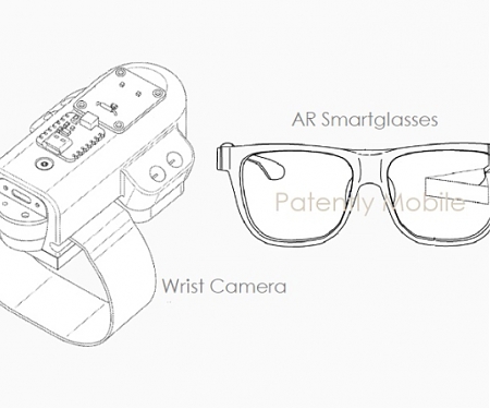 (Patent) Google Invents a Wrist-Worn Camera System to Capture a User's In-Air Gestures