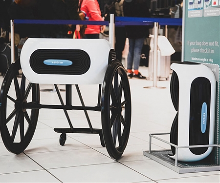 Revolve Air Foldable Wheelchair Is Compact Enough In Overhead Bins