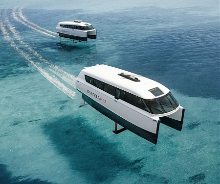 (Video) Saudi's Neom Mega-Project Hails a Fleet of Electric Foiling Water Taxis