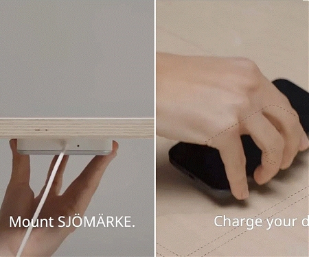 (Video) IKEA's New $40 Sticky Wireless Charger May Be Its Easiest Build Ever