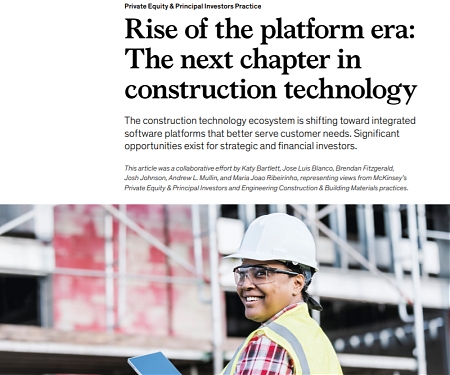 (PDF) Mckinsey - Rise of The Platform Era : The Next Chapter in Construction Technology