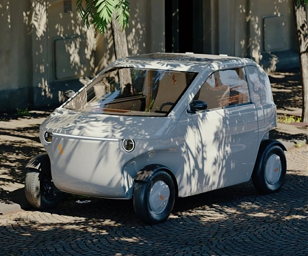 Luvly Develops Flat-Pack Mini EV to be "Significantly More Energy-Efficient"