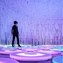 IKEarchitects Forms Indoor Exhibition Space with 20,000 Fabric Strips