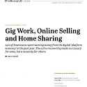(PDF) Pew - The Gig Economy : Work, Online Selling and Home Sharing