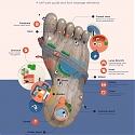(Infographic) Foot Acupressure Points for Foot Massage