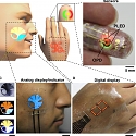 Flexible e-Skin Display Is Thinner Than Saran Wrap and Tracks Blood Oxygen Levels