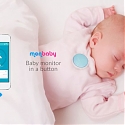 MonBaby Smart Button Monitors Baby's Sleep and Breathing Patterns