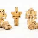 WooBots - Transformable Wooden Robot
