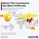 Where The Coronavirus Has Been Confirmed