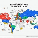 The Countries that Pay the Most and Least for LEGO