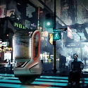 Futuristic Single-Person Vehicle Concept for Tokyo in 2040 - Nissan Tama-Go