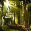 Tree-Inspired Single Pole Home - Primeval Symbiosis
