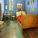 Life-sized replica of van Gogh’s The Bedroom to rent on Airbnb