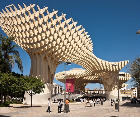 Metropol Parasol wears its parametric structure "on its sleeve"