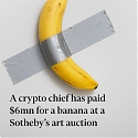 Maurizio Cattelan’s Duct-Taped Banana Sells for $6.24 M. at Sotheby’s