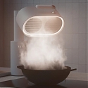 Robot-Looking Kitchen Air Purifier Can Get Close to Your Stove to Absorb Smoke