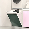 This Washing Machine Tilts Open So No Need to Bend and Makes Doing Laundry Super Easy