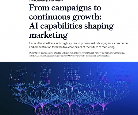 (PDF) Mckinsey - From Campaigns To Continuous Growth : AI Capabilities Shaping Marketing