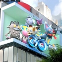 (Video) Pokémon Go Takes Over Digital Billboard with Delightful 3D Pop-Out Ad