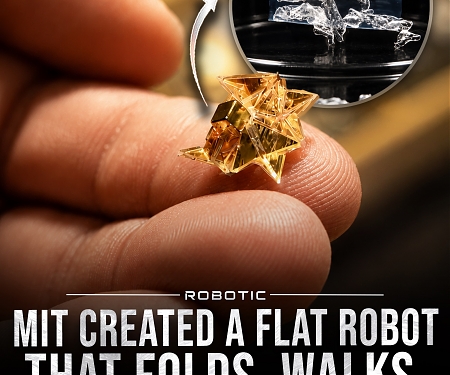 This MIT Origami Robot Folds Itself From a Flat Sheet When Heated