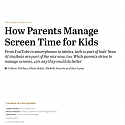 (PDF) Pew - How Parents Manage Screen Time for Kids