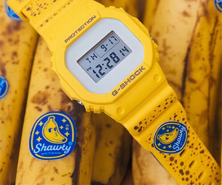 BAIT Turns G-SHOCK’s Classic DW5600 Into A Perfectly Ripe Banana